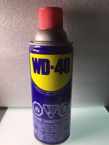 WD-40 for Frozen Locks