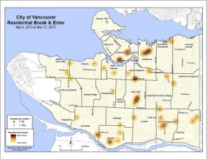 Crime Map - Mr Locksmith Vancouver