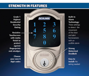 Schlage Touch Screen Deadbolt - Mr Locksmith