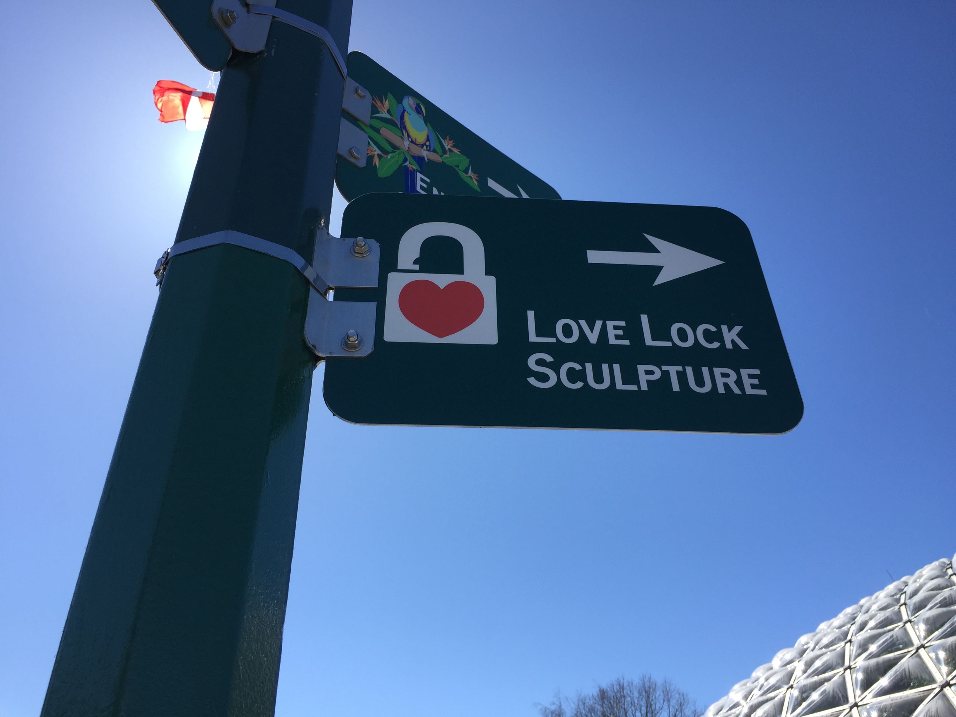 Love Locks Queen Elizabeth Park Vancouver Sign