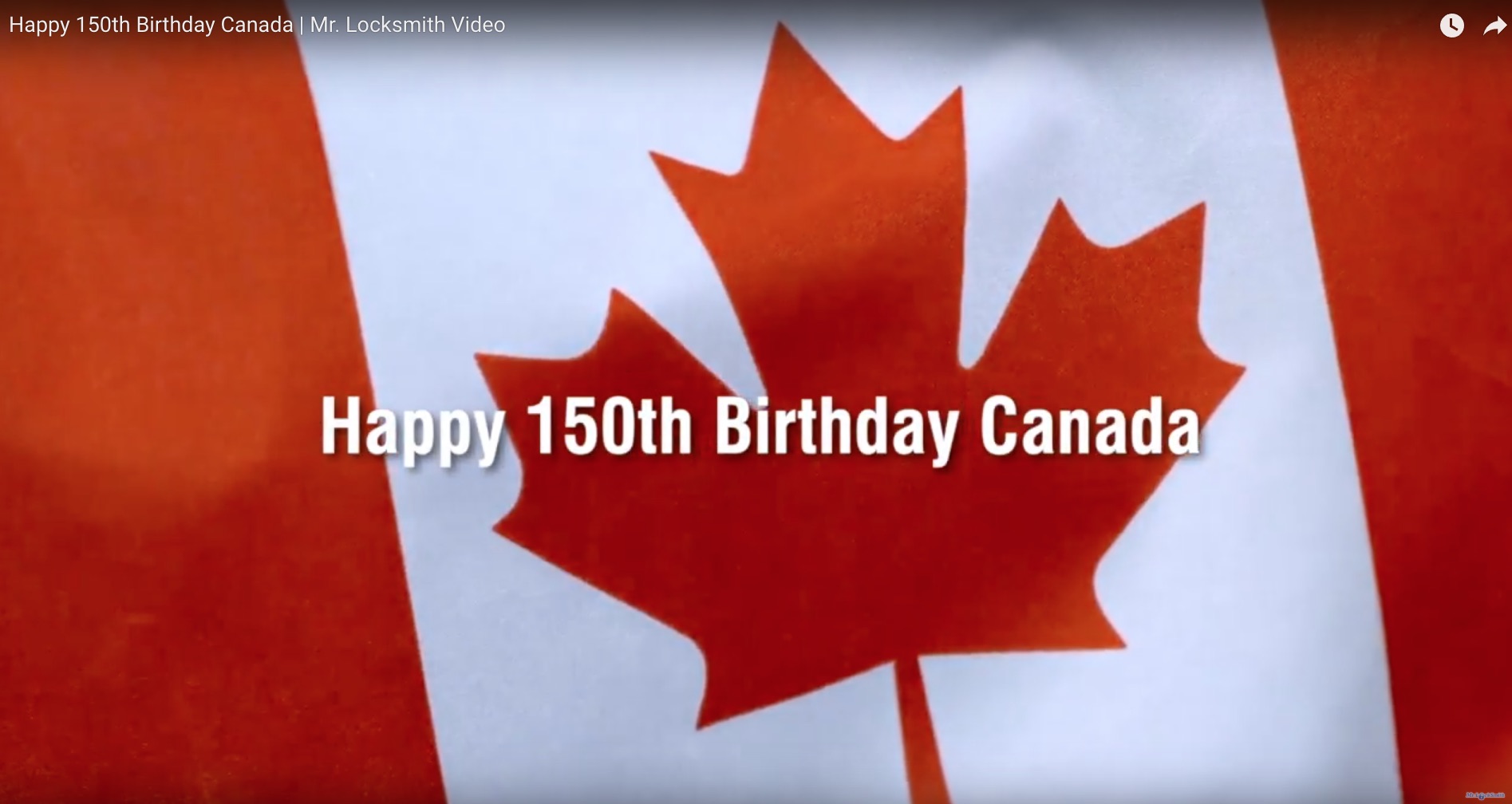 Mr. Locksmith Happy Canada Day
