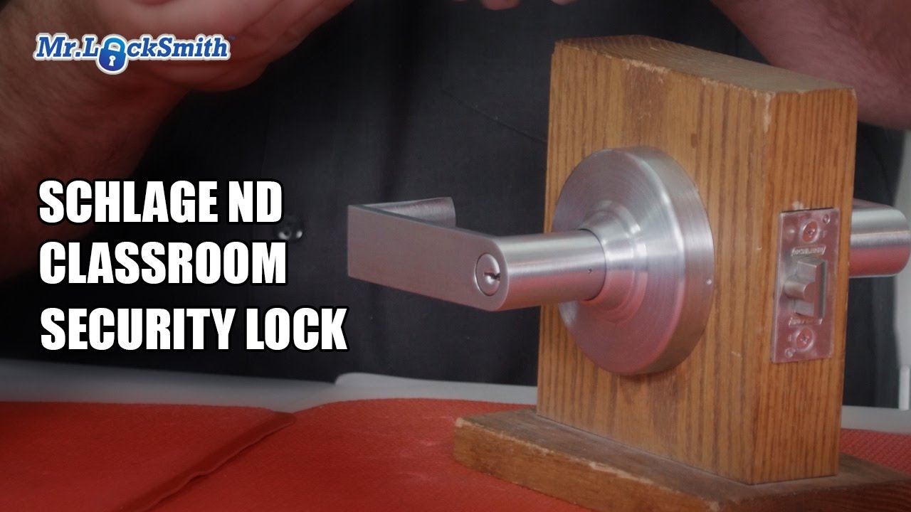 School or Education Lockdown / Active Shooter Locks: Schlage ND Classroom lock