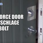 Mr. Locksmith Reinforce Door with Schlage Deadbolt