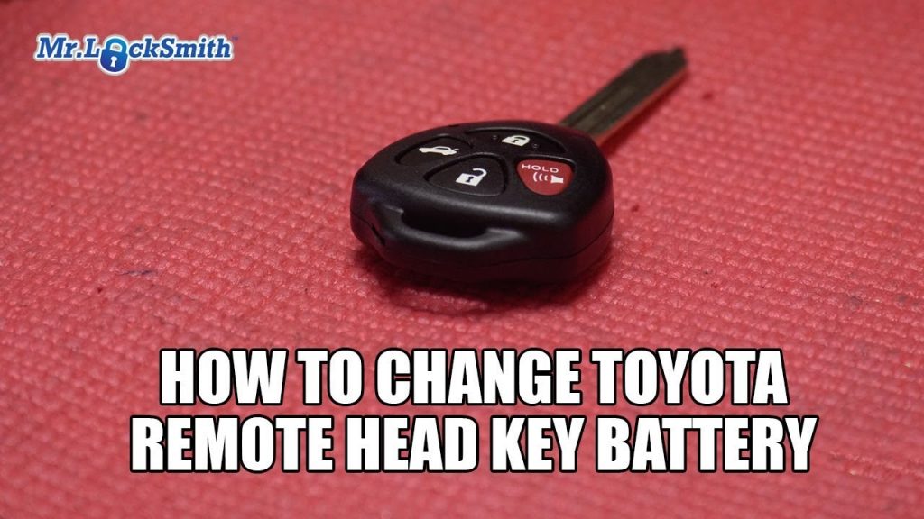 Marc E. Brenner Blog How to Change Toyota Remote Battery Mr