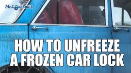 How To Unfreeze a Frozen Car Lock | Mr. Locksmith Video