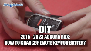 DIY 2015 - 2023 Acura RDX How to change Remote Key Fob Battery