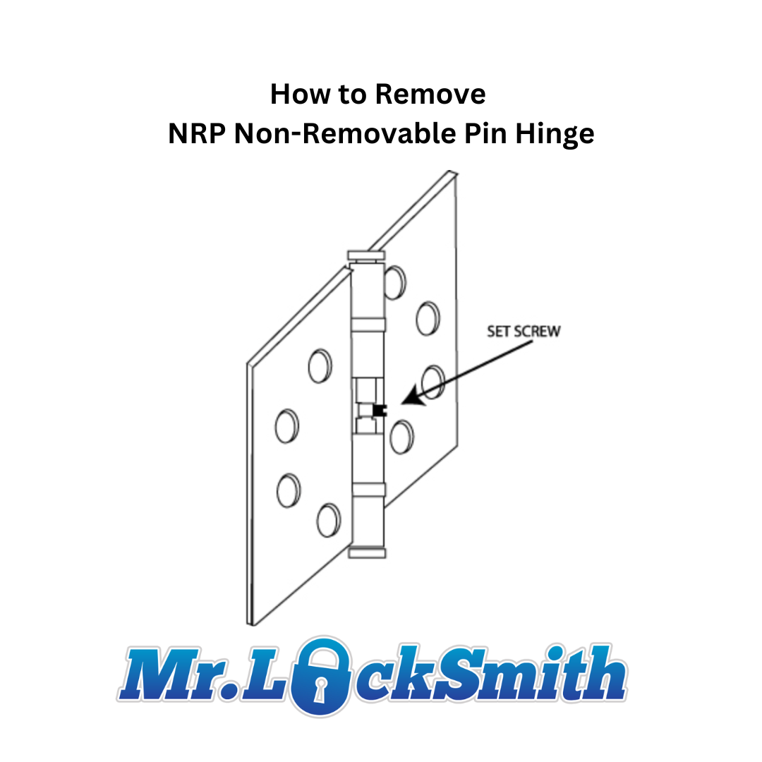 How to Remove Non-Removable Pin NRP Hinge