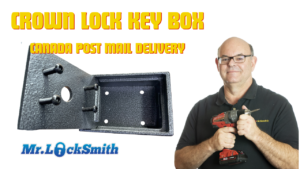 Crown Lock Key Box for Canada Post Mail Delivery
