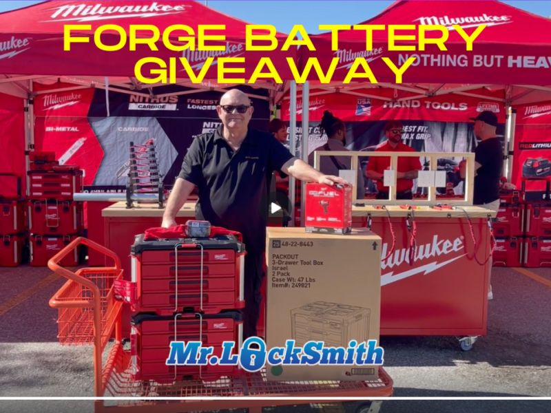 Forge Battery Giveaway at Milwaukee Event