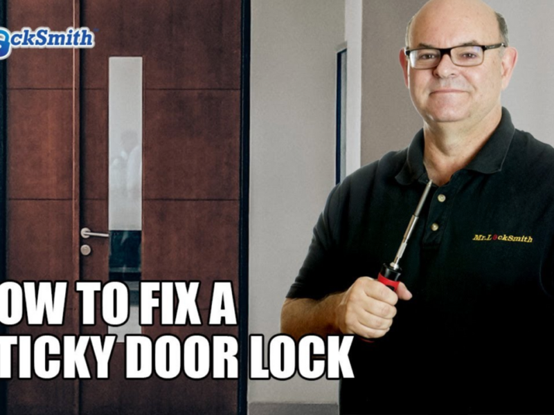 How to Fix a Sticky Door Lock
