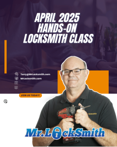 April 2025 Hands-on Locksmith Class