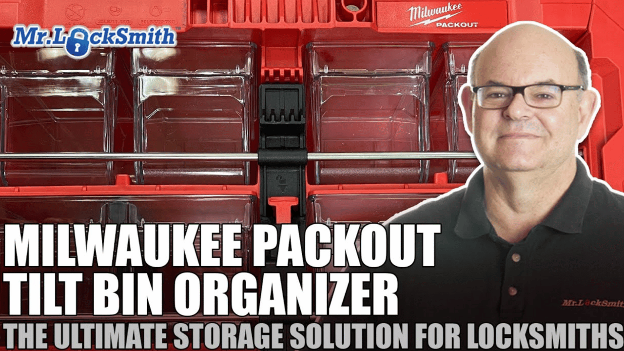 Milwaukee PACKOUT Tilt Bin Organizer – The Ultimate Storage Solution for Locksmiths