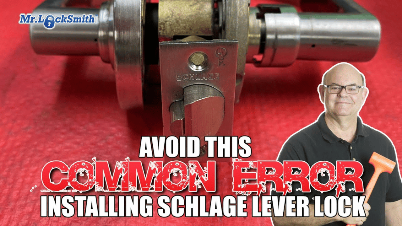 Avoid this Common Error Installing Schlage Lever Lock