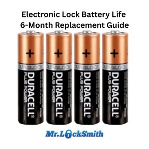 Electronic Lock Battery Life 6-Month Replacement Guide
