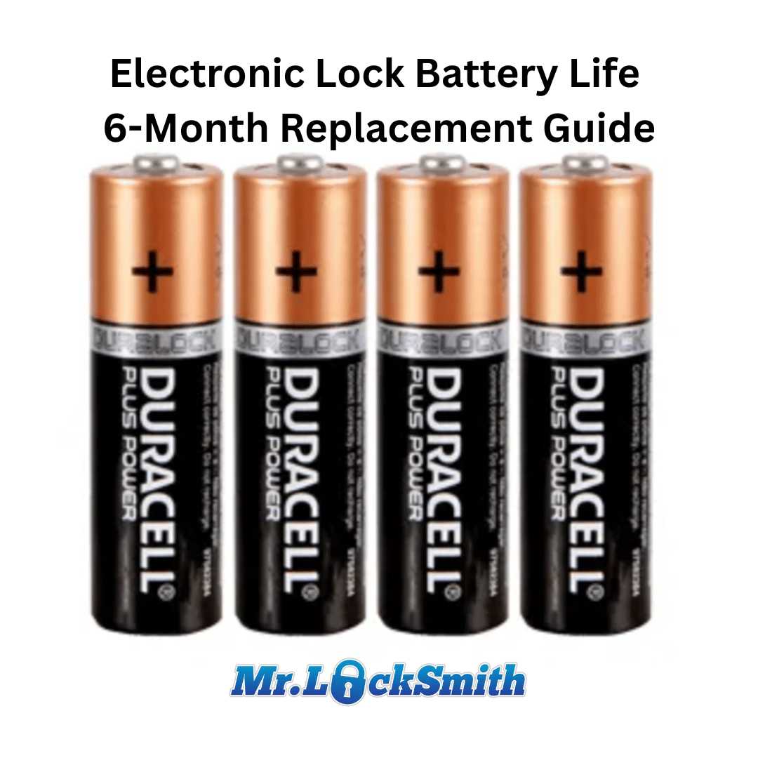 Electronic Lock Battery Life 6-Month Replacement Guide