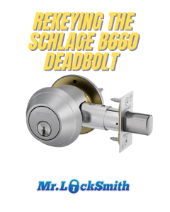 Rekeying the Schlage B660 Deadbolt