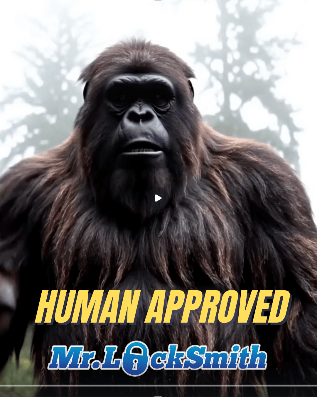Bigfoot Recommends Mr. Locksmith Fast, Reliable, Human Approved!