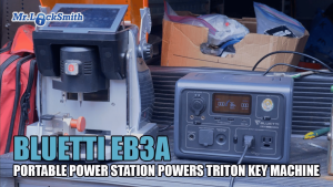 BLUETTI EB3A Portable Power Station Powers Key Machine Mr Locksmith