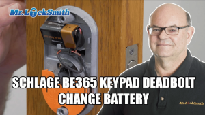 How to Change the Battery Schlage BE365 Keypad Deadbolt