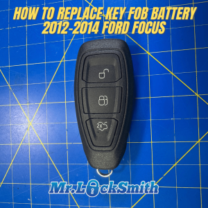 How to Replace Key Fob Battery 2012–2014 Ford Focus