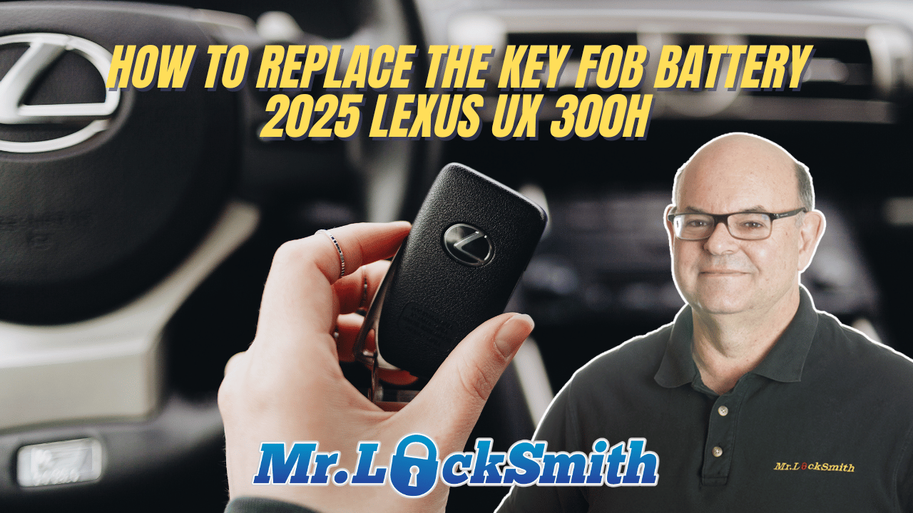 How to Replace the Key Fob Battery 2025 Lexus UX 300H