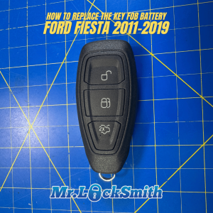 How to replace the Key Fob Battery Ford fiesta 2011–2019