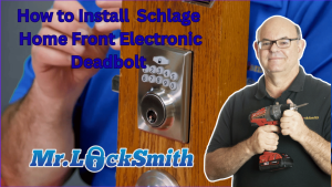 How to Install a Schlage Home Front Electronic Deadbolt
