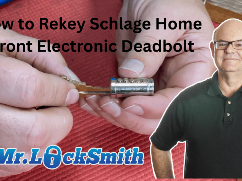 How to Rekey Schlage Home Front Electronic Deadbolt