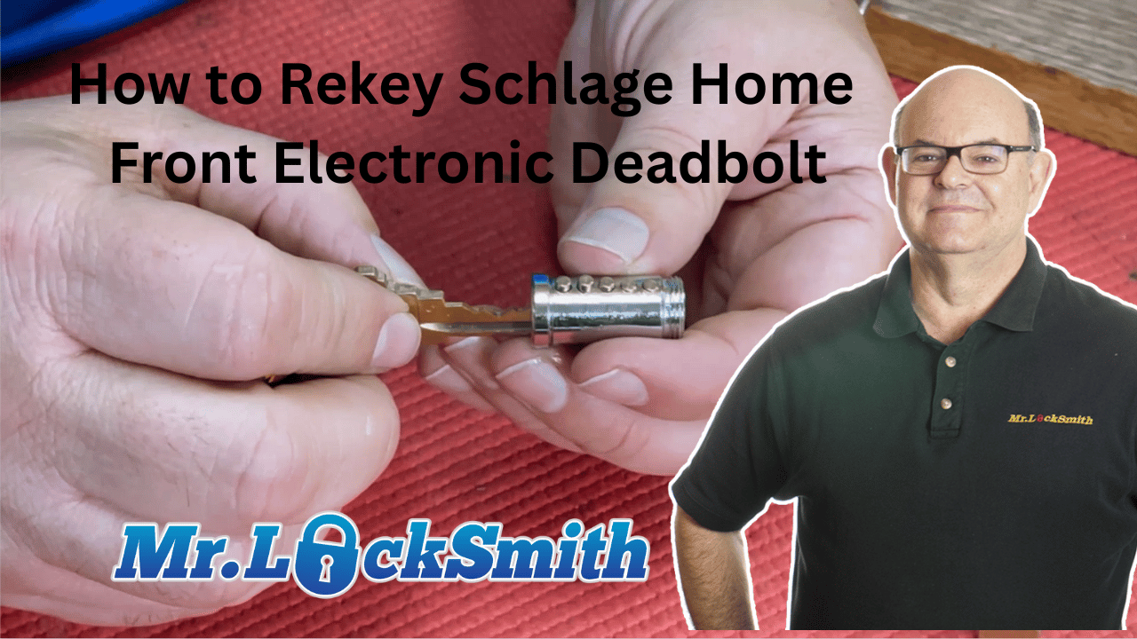 How to Rekey Schlage Home Front Electronic Deadbolt