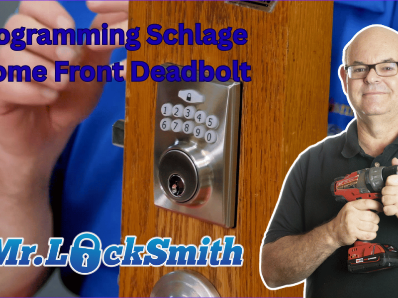 Programming Schlage Home Front Deadbolt