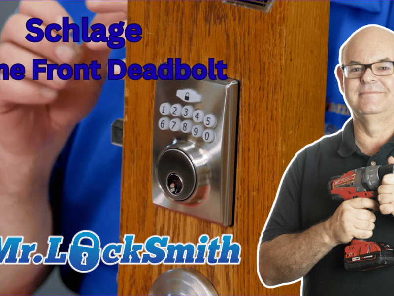 Schlage Home Front Deadbolt Mr Locksmith