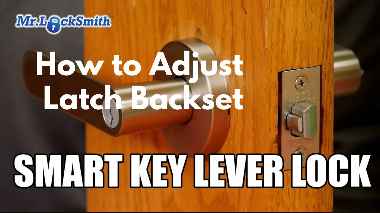 How to Adjust a Kwikset Weiser Latch Backset