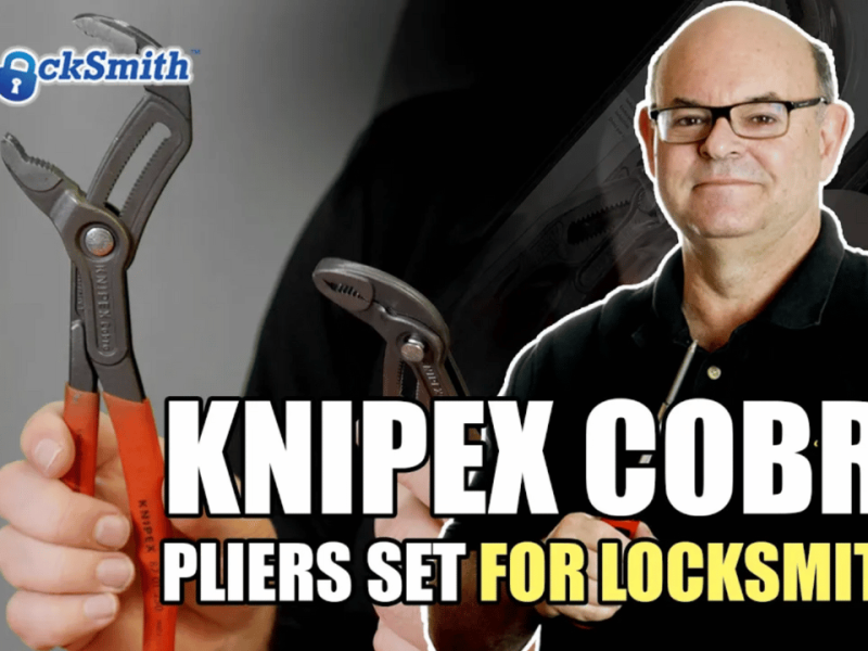 Knipex Cobra Pliers Set for Locksmiths