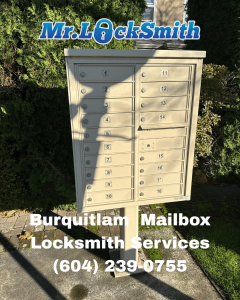 Mailbox Locksmith Services in Burquitlam BC