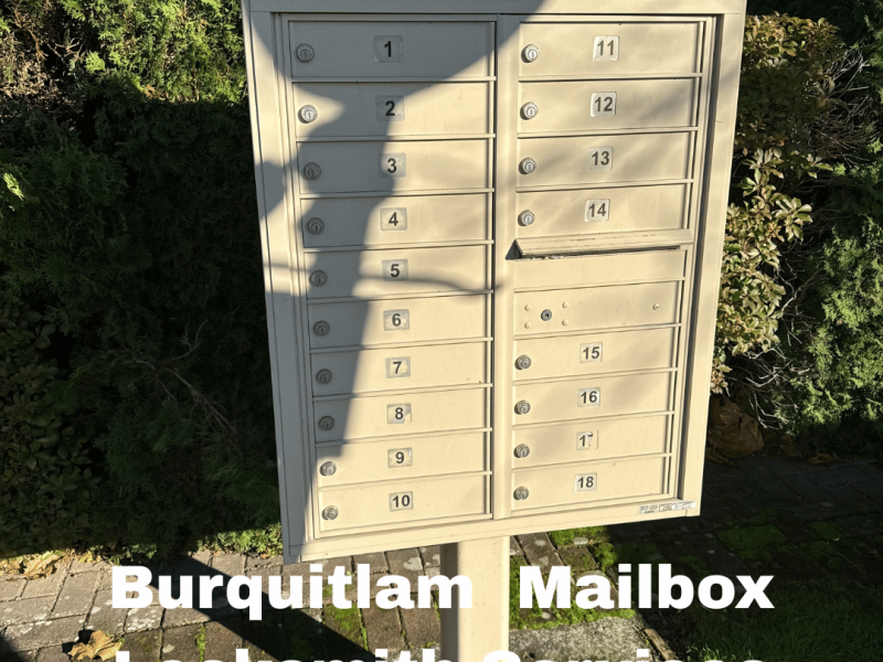 Mailbox Locksmith Services in Burquitlam BC
