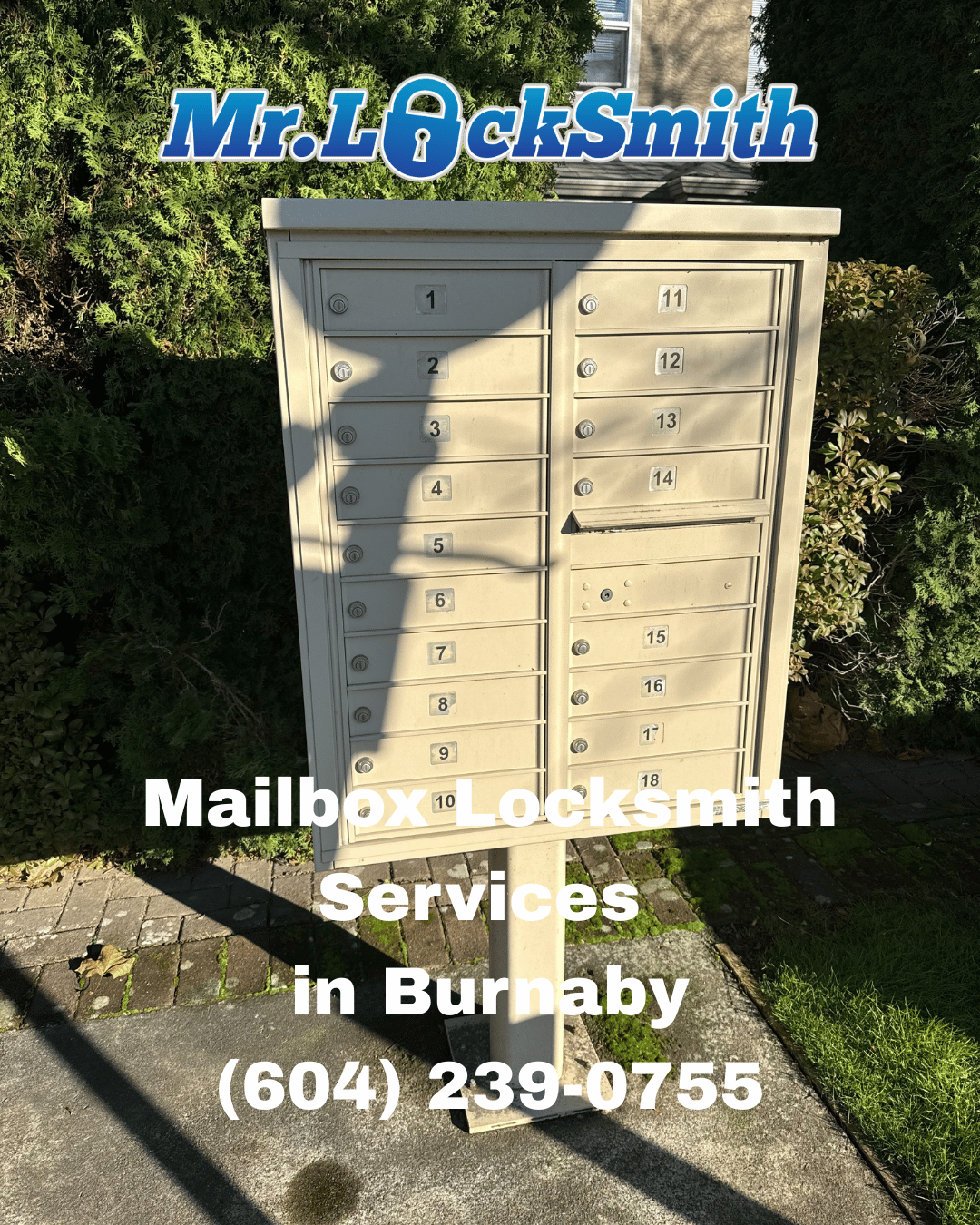 Mailbox Locksmith Services in Burnaby Heights BC