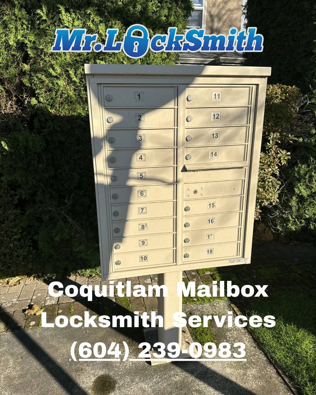 Mailbox Locksmith Services in Coquitlam BC