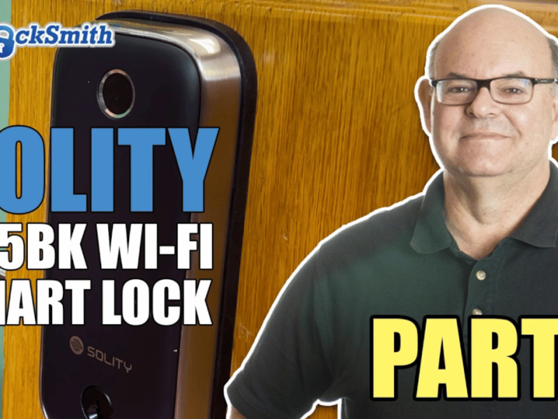 Unboxing and Installing the New Solity GT5BK Wi-Fi Deadbolt