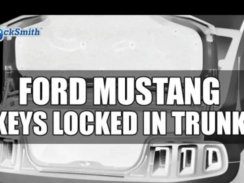 Unlocking Solutions for 2014 Mustang Convertible Trunk Richmond BC