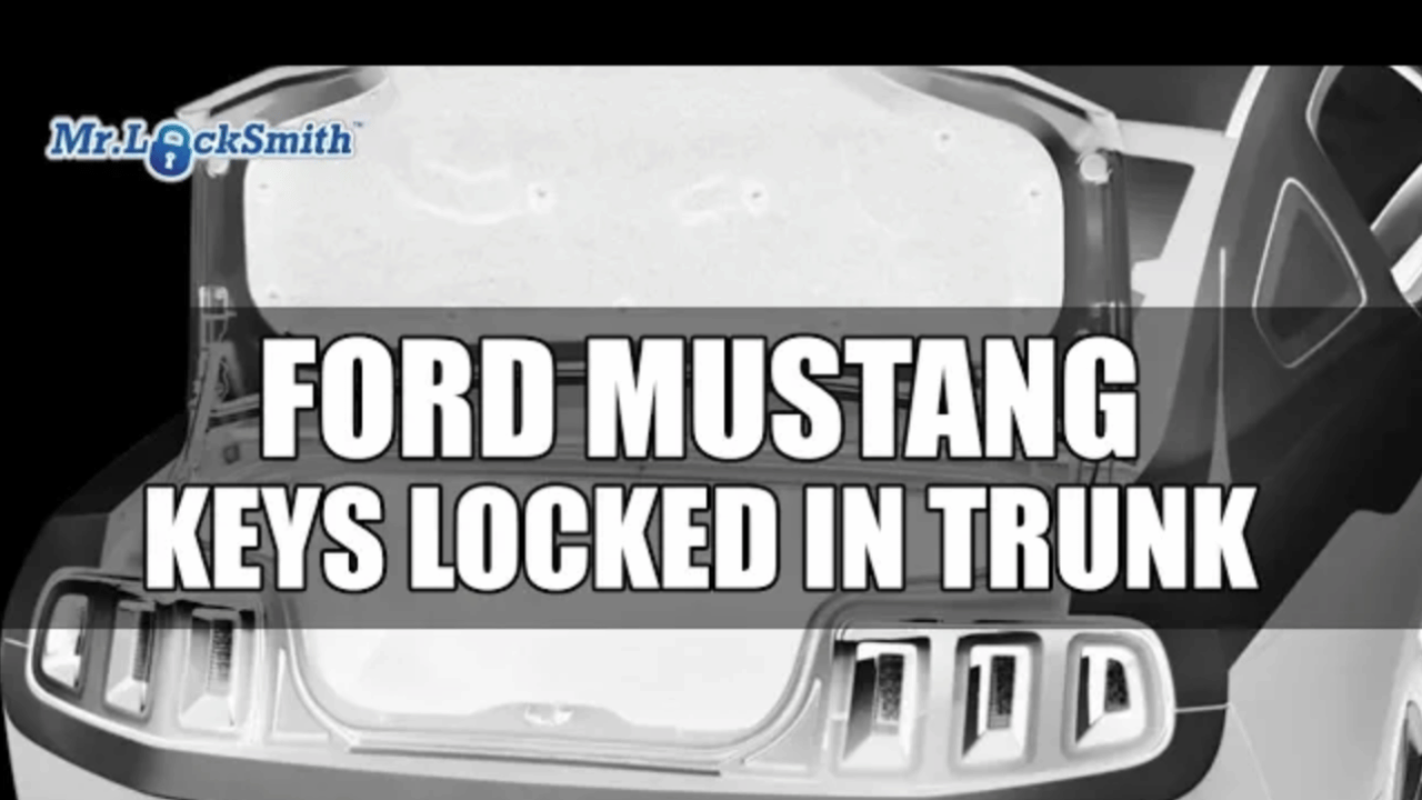 Unlocking Solutions for 2014 Mustang Convertible Trunk Richmond BC